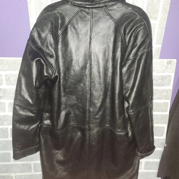beyond sport vintage womens leather jacket size medium - Picture 3 of 9